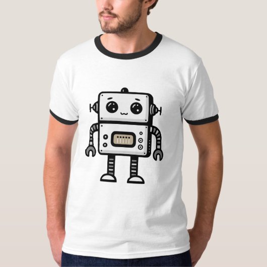 Roboter T-Shirt (Vorderseite)