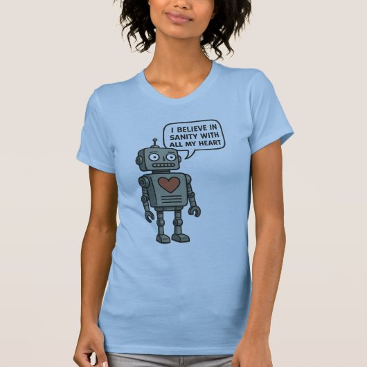 Roboter T-Shirt (Vorderseite)
