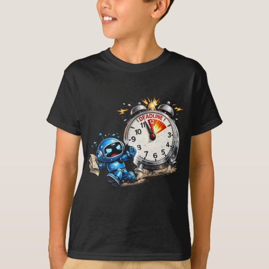 Roboter T-Shirt (Vorderseite)