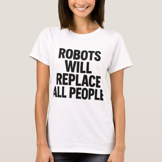 Roboter T-Shirt (Vorderseite)
