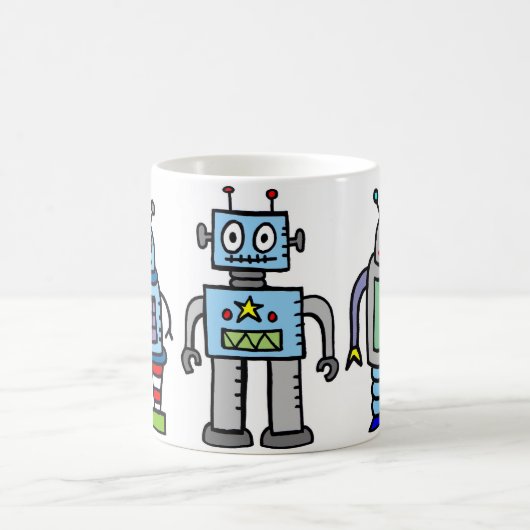 Roboter-Tasse! Kaffeetasse (Mittel)