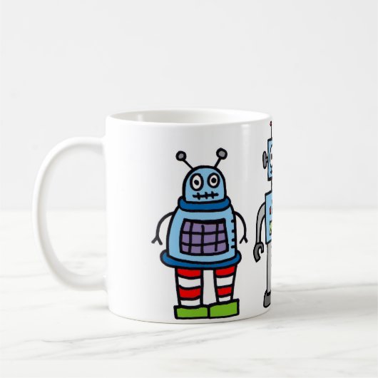 Roboter-Tasse! Kaffeetasse (Links)