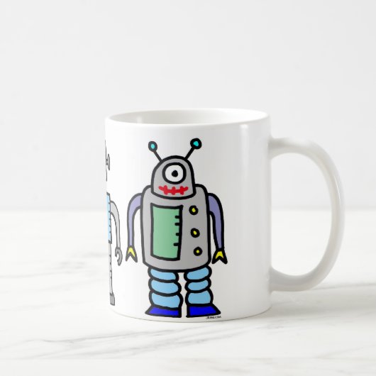 Roboter-Tasse! Kaffeetasse (Rechts)