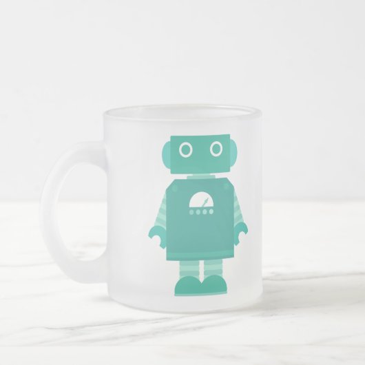 Roboter-Tasse Mattglastasse (Links)
