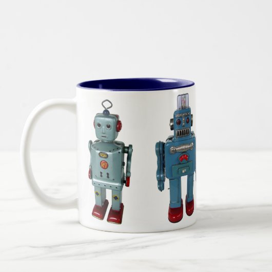 Roboter-Tasse Zweifarbige Tasse (Links)