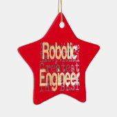 Roboter-Techniker Keramik Ornament (Rechts)