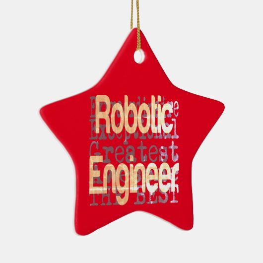 Roboter-Techniker Keramik Ornament (Rechts)