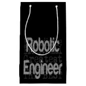 Roboter-Techniker Kleine Geschenktüte (Vorderseite)