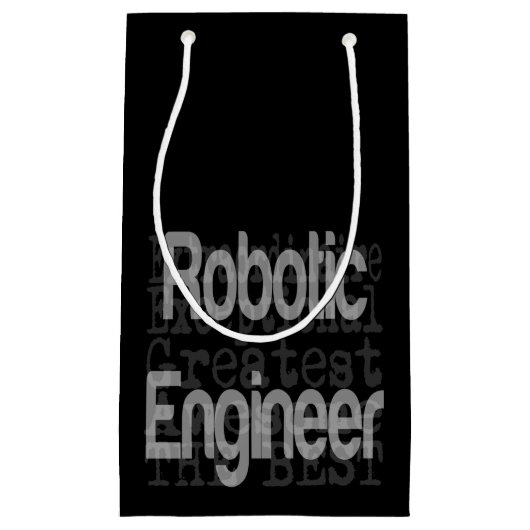 Roboter-Techniker Kleine Geschenktüte (Vorderseite)