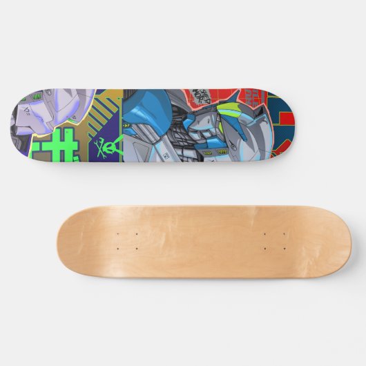 Roboter-Trickbootdeck für mobile Geräte Skateboard (Horizontal)