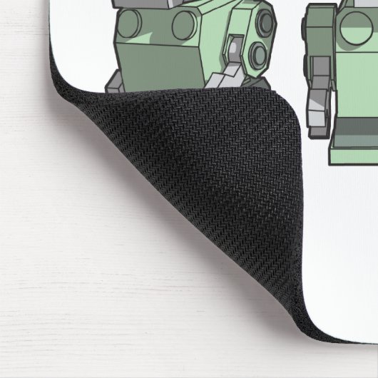 Roboter-Trio mousepad (Ecke)