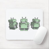 Roboter-Trio mousepad (Mit Mouse)