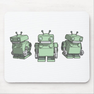 Roboter-Trio mousepad