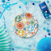 Roboter übersetzt Muster Pappteller (Party)