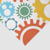 Roboter übersetzt Muster Seidenpapier (Detail)