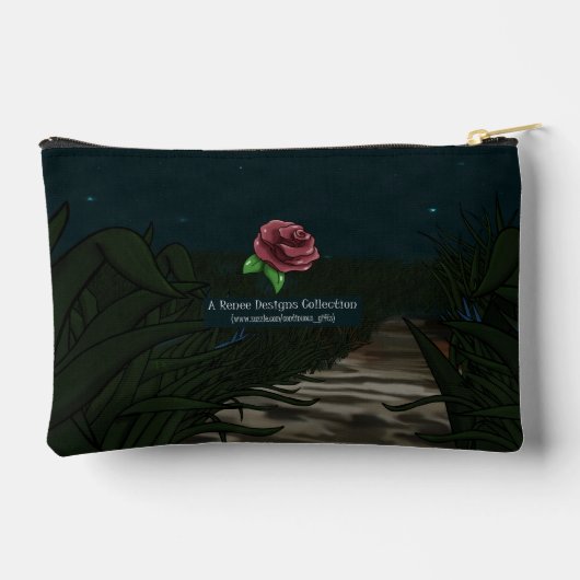 Roboter und Schmetterling Zubehörtasche (Rückseite)