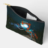 Roboter und Schmetterling Zubehörtasche (Offen)