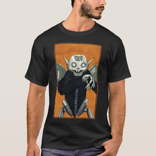 Roboter Vampir T-Shirt (Vorderseite)
