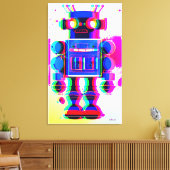 Roboter Verdächtiger Nummer 4 Leinwanddruck (Insitu (Wohnzimmer))