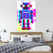 Roboter Verdächtiger Nummer 4 Leinwanddruck (Insitu (Schlafzimmer))