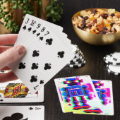 Roboter Verdächtiger Nummer 4 Spielkarten (In Situ)