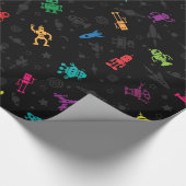 Roboter-Verpackung Geschenkpapier (Ecke)