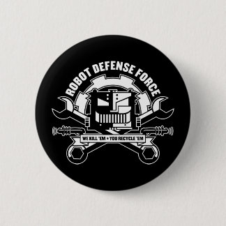 Roboter-Verteidigungs-Kraft-Knopf Button