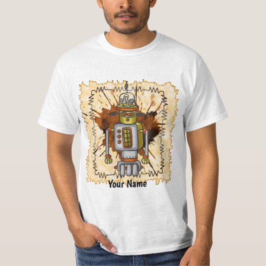 Roboter Vier T-Shirt (Vorderseite)