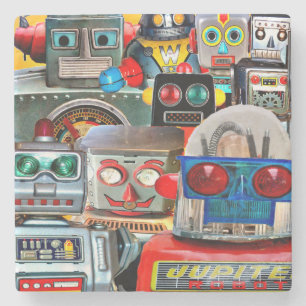 Roboter, Vintager Roboter Steinuntersetzer