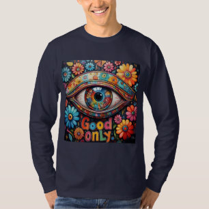 Roboter-Vision und Blumenharmonie T-Shirt