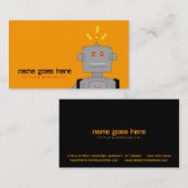 Roboter Visitenkarte (Vorne/Hinten)