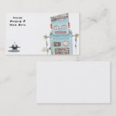 Roboter-Visitenkarten Visitenkarte (Vorne/Hinten)