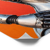 Roboter von Frauen in der Liebe Poster (Ecke)