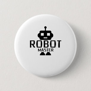 Roboter-Vorlagenrobotik-Ingenieur-Programm Streamm Button