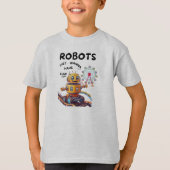 Roboter wollen nur Spaß haben T-Shirt (Vorderseite)