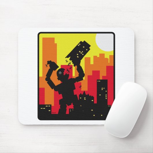 Roboter zerstören mousepad (Mit Mouse)