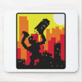 Roboter zerstören mousepad (Vorne)