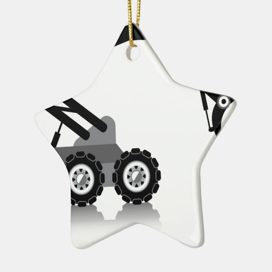 Roboterarm Keramik Ornament (Links)