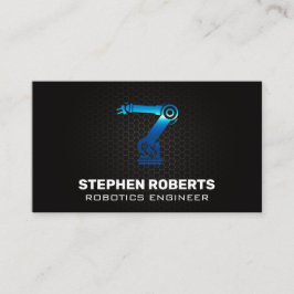 Roboterarm | Kohlenstofffasermuster Visitenkarte