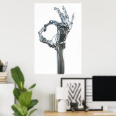Roboterarm Poster (Heimbüro)