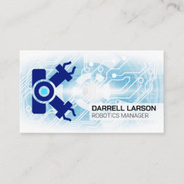 Roboterarm | Technologie - Hintergrund Visitenkarte