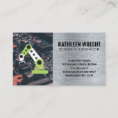 Roboterarm | Technologie Visitenkarte (Vorderseite)