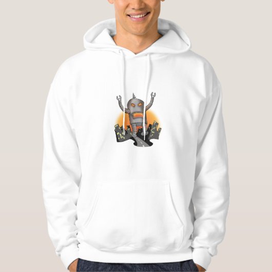 Roboterattacke Hoodie (Vorderseite)