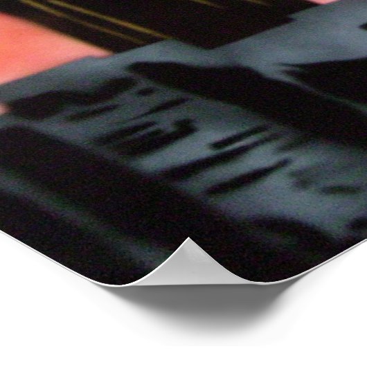 Roboterattacke Poster (Ecke)