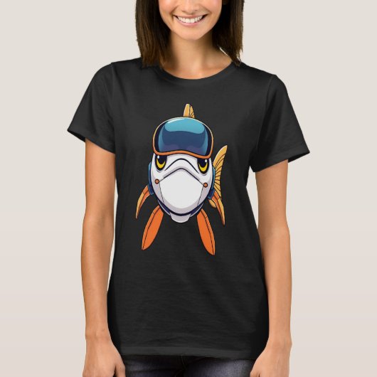Roboterfisch T-Shirt (Vorderseite)