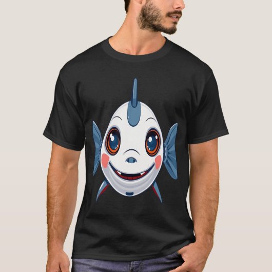 Roboterfisch T-Shirt (Vorderseite)