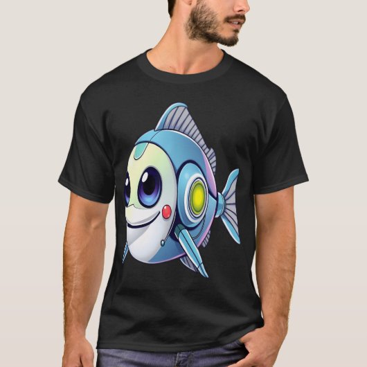 Roboterfisch T-Shirt (Vorderseite)