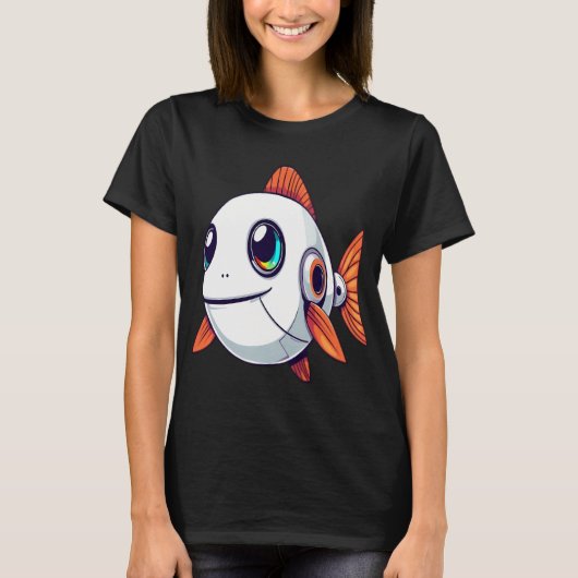 Roboterfisch T-Shirt (Vorderseite)