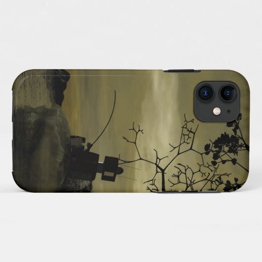 Roboterfischerei Case-Mate iPhone Hülle (Rückseite (Horizontal))