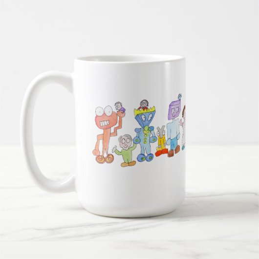 Roboterfreunde Kaffeetasse (Links)